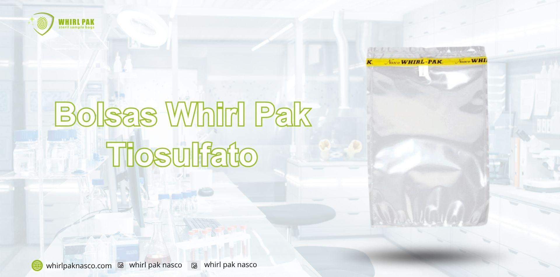 Bolsas Whirl Pak Tiosulfato
